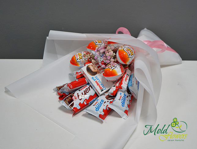 Sweet bouquet of Kinder chocolates-2 (made to order, 1 day) photo